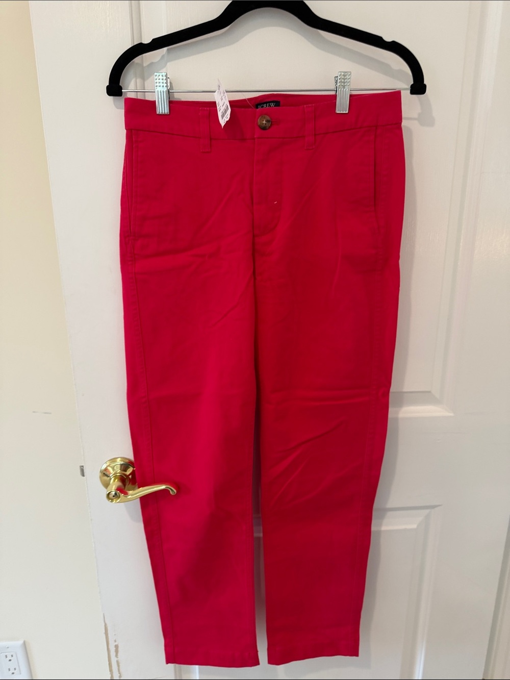 J. Crew Women's Bright Pink Chino Pants